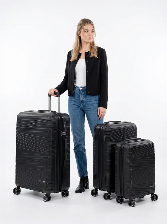 Franky Dallas 3.0 4 Rollen Kofferset 3-teilig mit Dehnfalte Franky Dallas 3.0 4 Rollen Kofferset 3-teilig mit Dehnfalte