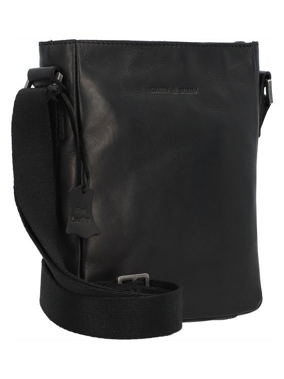 Greenburry Pure Black Skuldertaske Læder 17 cm Greenburry Pure Black Skuldertaske Læder 17 cm