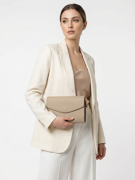 Lazarotti Bologna Leather Clutch skuldertaske i læder 23 cm