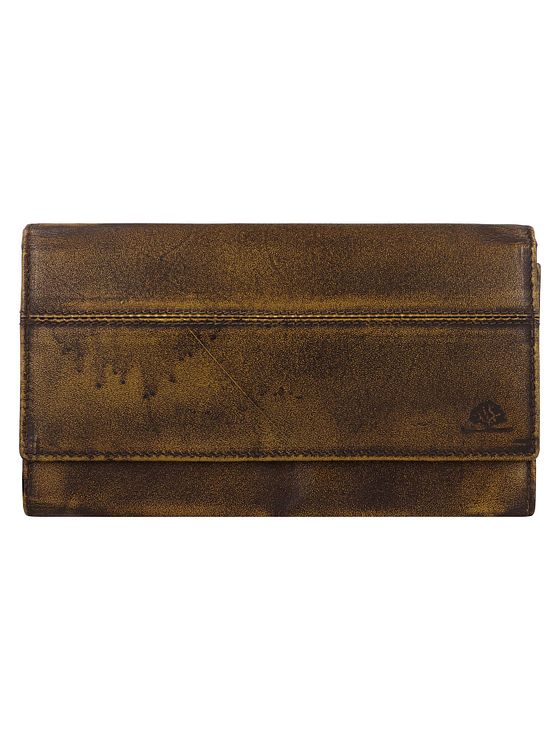 Greenburry Destressed Pung RFID-beskyttelse Læder 18.5 cm