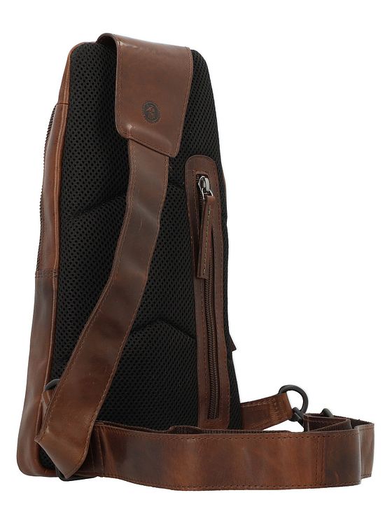 Greenburry Newport skuldertaske i læder 33 cm