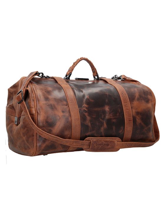 Greenland Nature Montana Weekender rejsetaske RFID læder 51 cm Greenland Nature Montana Weekender rejsetaske RFID læder 51 cm