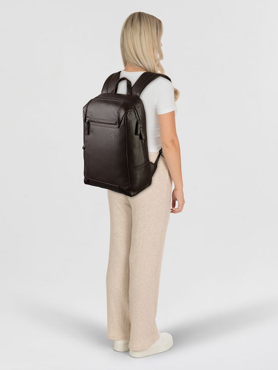 Piquadro Japan Nishi Daypack Läder 42 cm Laptopfack