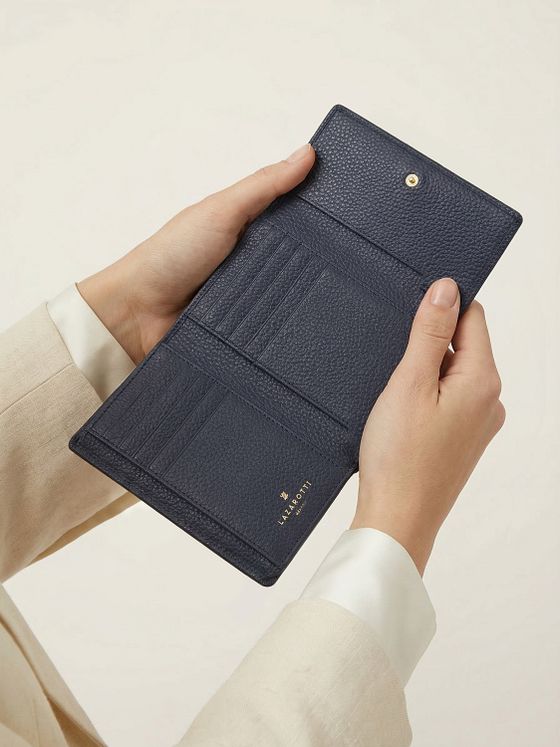 Lazarotti Bologna Kožená peněženka XL s přihrádkou na zip kůže 14 cm