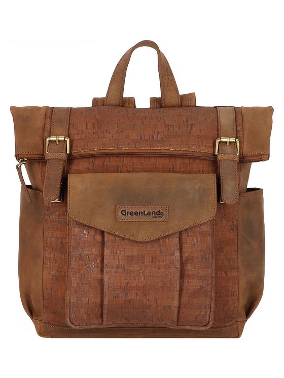 Greenland Nature Nature rygsæk læder 38 cm rum til bærbar computer