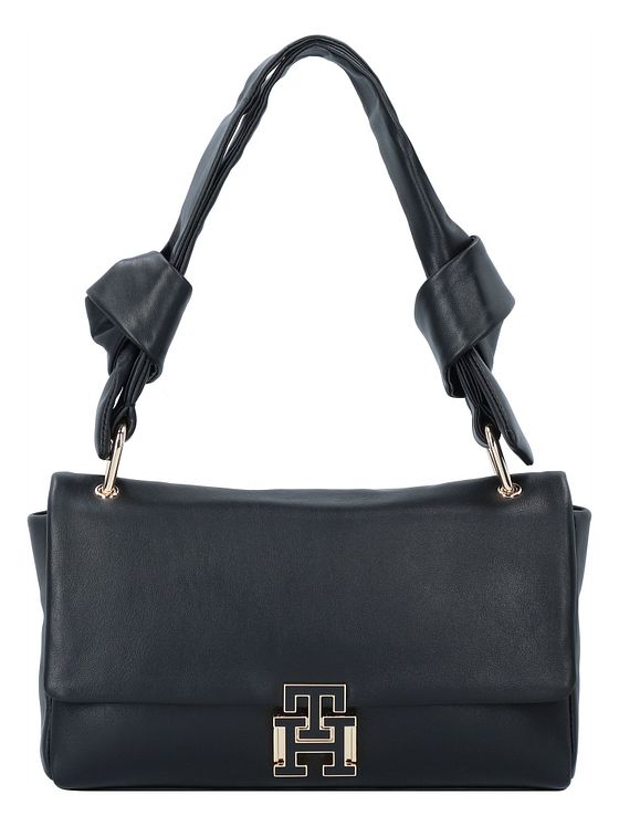 Tommy Hilfiger Pushlock Skuldertaske Læder 26 cm