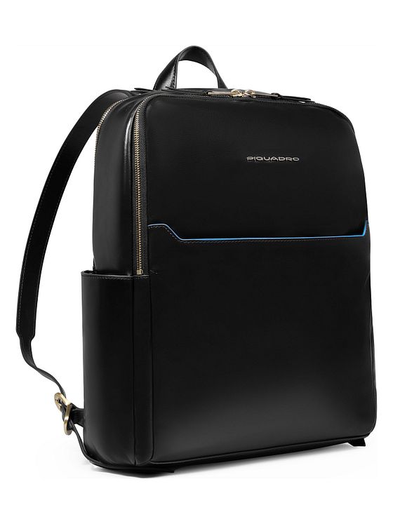 Piquadro Blue Square Daypack RFID-beskyttelse Læder 37 cm Laptoprum