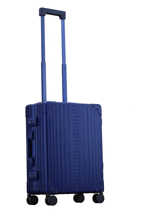Aleon Traveler International kabinväska med 4-hjulig konstruktion i Aluminium, 55 cm