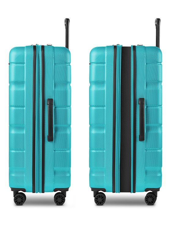 Franky Juego de maletas Munich 4.0 de 4 ruedas, 3 piezas con plegado extensible