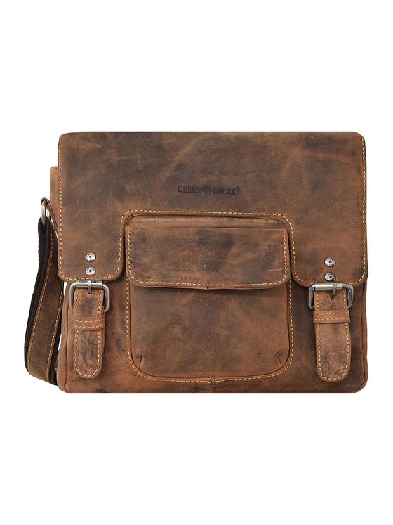 Greenburry Vintage Revival Vol. 1 skuldertaske i læder 28 cm Greenburry Vintage Revival Vol. 1 skuldertaske i læder 28 cm