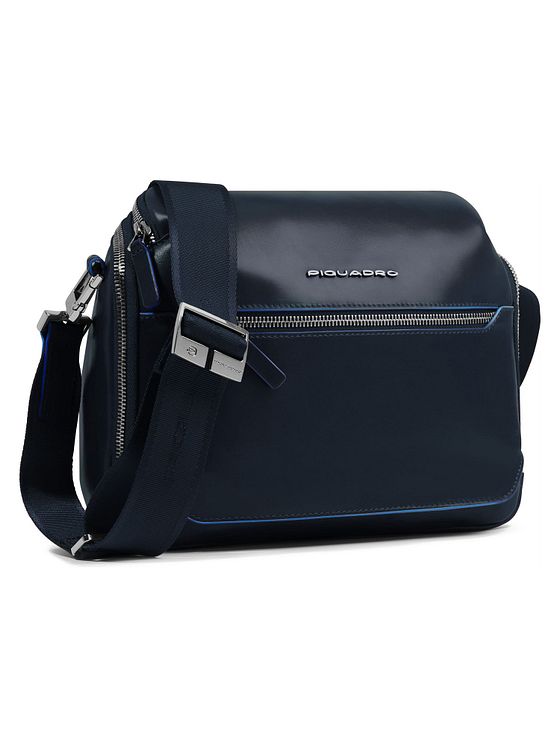 Piquadro Blue Square Skuldertaske Læder 27 cm