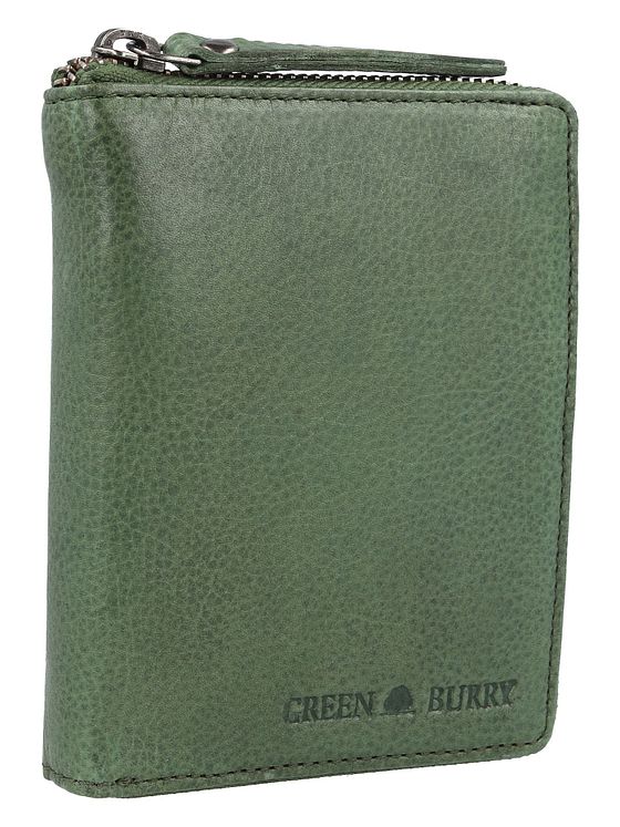 Greenburry Vintage pung i vasket læder 10 cm