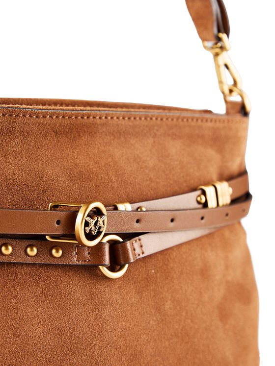 PINKO Belt Bag Classic Skuldertaske Læder 32 cm