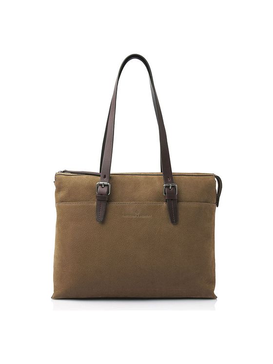 Castelijn & Beerens Nubuck Skuldertaske Læder 40 cm Laptoprum