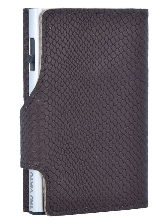 Tru Virtu Click & Slide kreditkortholder pung RFID læder 6,5 cm