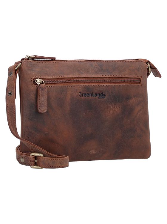 Greenland Nature Montenegro skuldertaske RFID læder 28 cm Greenland Nature Montenegro skuldertaske RFID læder 28 cm