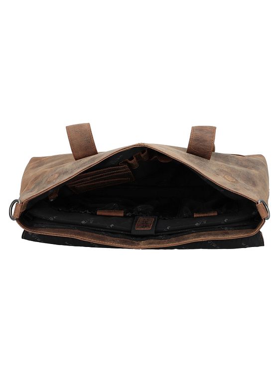 Plevier Retro Lamarr Skuldertaske Læder 45 cm Laptoprum