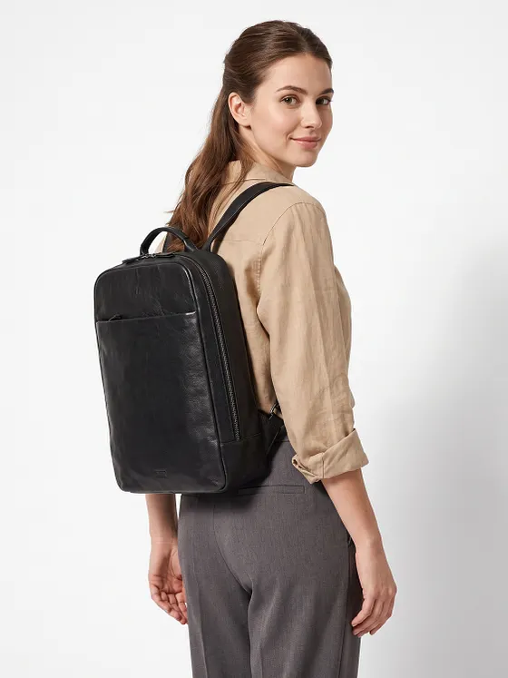 Jost Glasgow Daypack RFID-beskyttelse Læder 44 cm Laptoprum Jost Glasgow Daypack RFID-beskyttelse Læder 44 cm Laptoprum