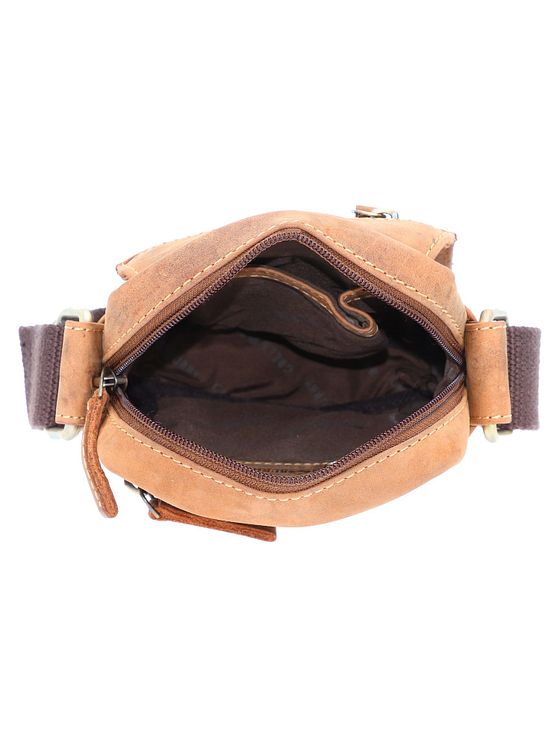 Greenburry Vintage Travel 2 skuldertaske i læder 15 cm Greenburry Vintage Travel 2 skuldertaske i læder 15 cm