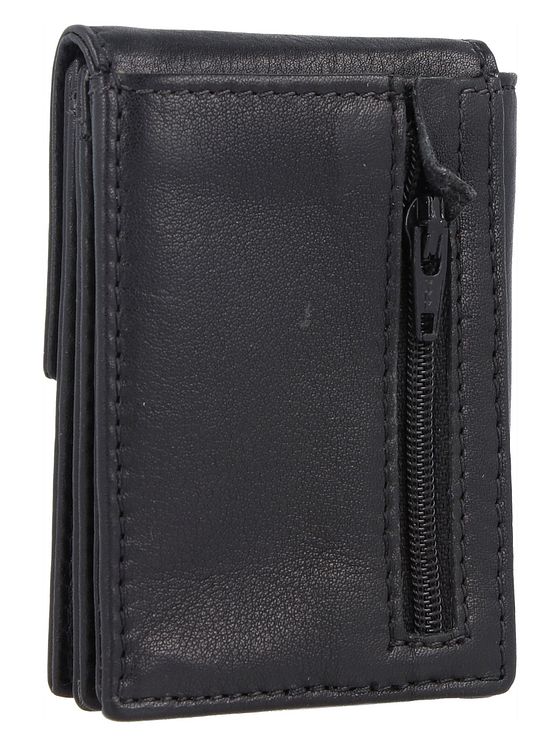 Greenland Nature Sort nappa-pung RFID-læder 7 cm Greenland Nature Sort nappa-pung RFID-læder 7 cm