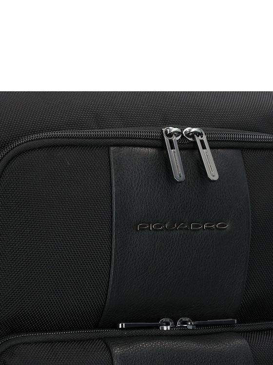 Piquadro Brief rejserygsæk i læder 43 cm rum til bærbar computer