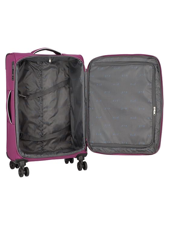 d & n Travel Line 9204 4 hjul Trolley M 66 cm med strækfold