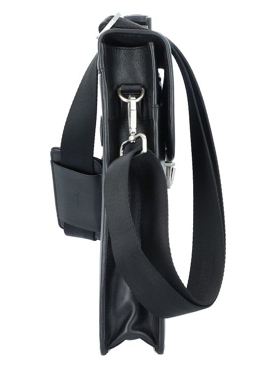 Esquire Oxford-mappe i læder med 40 cm rum til bærbar computer