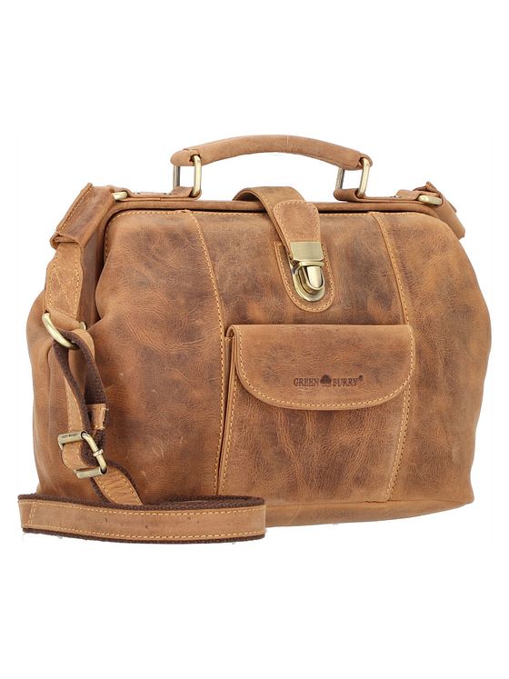 Greenburry Vintage håndtaske i læder 31 cm Greenburry Vintage håndtaske i læder 31 cm