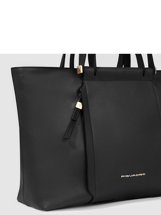 Piquadro Circle Shopper-taske Læder 38 cm Laptoprum