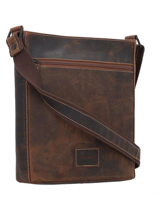 Jack Kinsky Baltimore 30 Skuldertaske Læder 30 cm