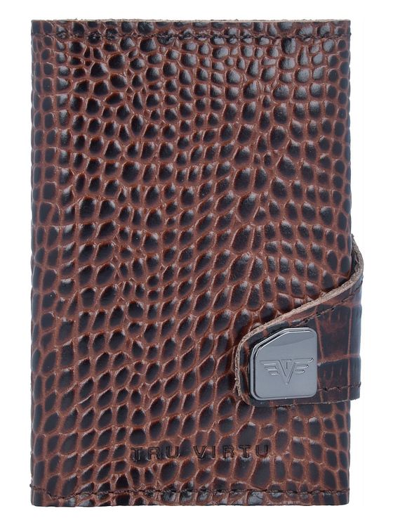Tru Virtu Click & Slide kreditkortholder pung RFID læder 6,5 cm