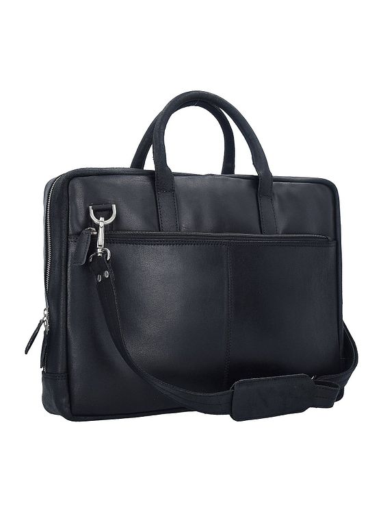 Plevier Vintage London Dokumenttaske RFID-beskyttelse Læder 41 cm Laptoprum