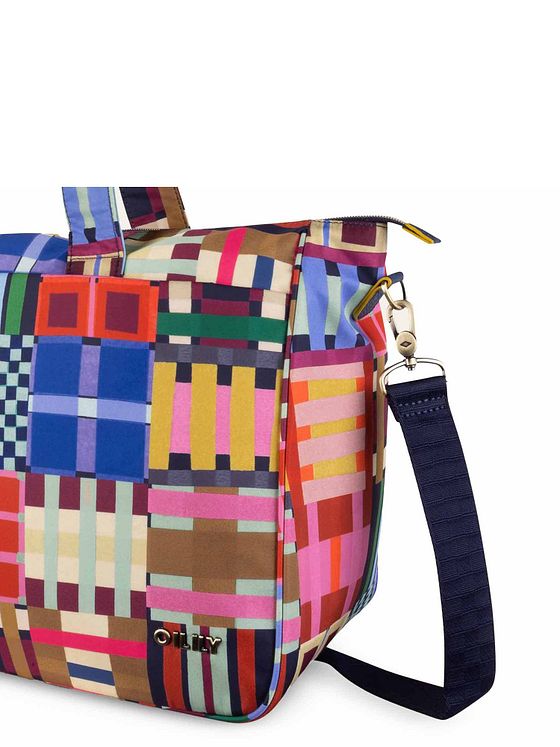 Oilily Tartan Tape Wynda Nákupní taška 31 cm