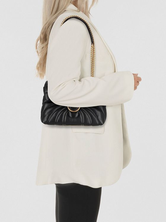 PINKO Love Puff Skuldertaske Læder 30 cm