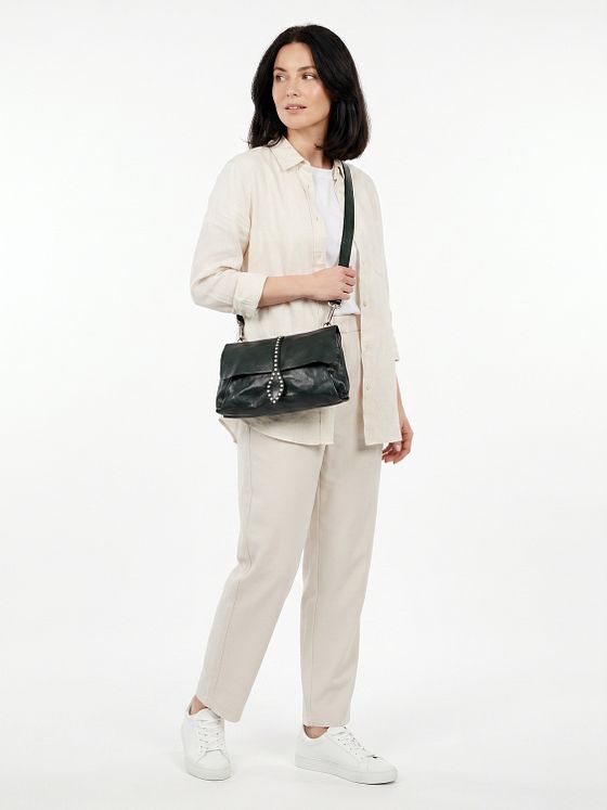 Campomaggi Cesarina Crossbody taske Læder 24 cm Campomaggi Cesarina Crossbody taske Læder 24 cm