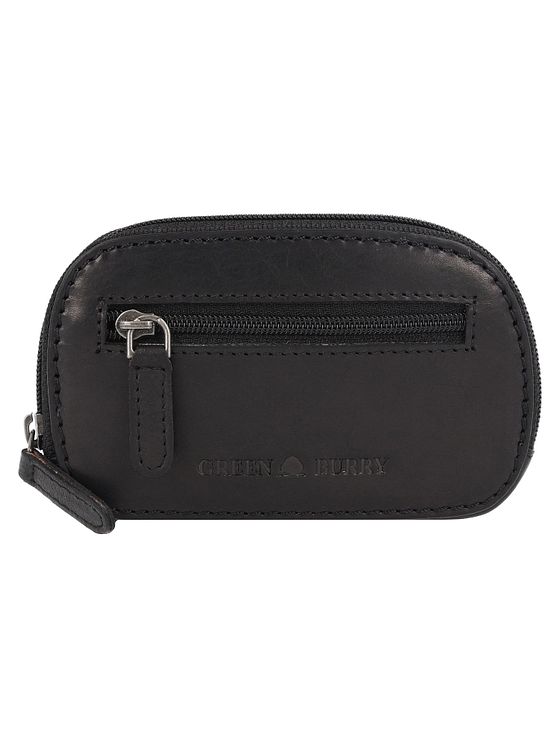 Greenburry Pure Black Nøgletui Læder 12 cm