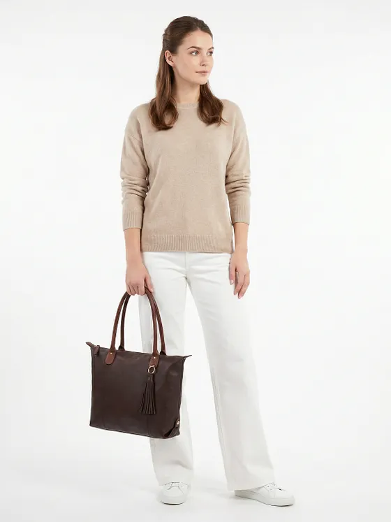 Harbour 2nd Lucia Bolsa de hombro Piel natural 38 cm