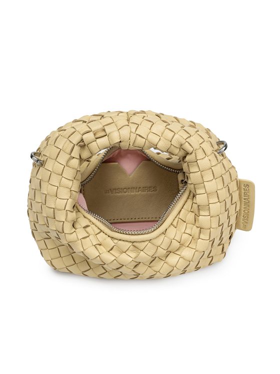 LES VISIONNAIRES Greta Micro weave Kabelka Kůže 20 cm