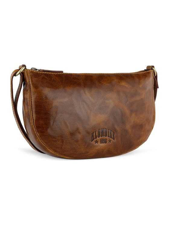 KLONDIKE 1896 Mountain-skuldertaske i læder 29 cm