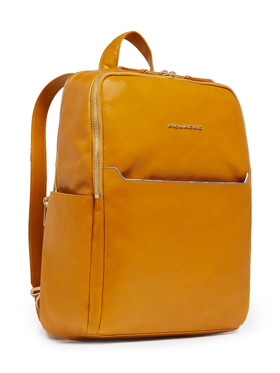 Piquadro Blue Square Daypack RFID-beskyttelse Læder 37 cm Laptoprum