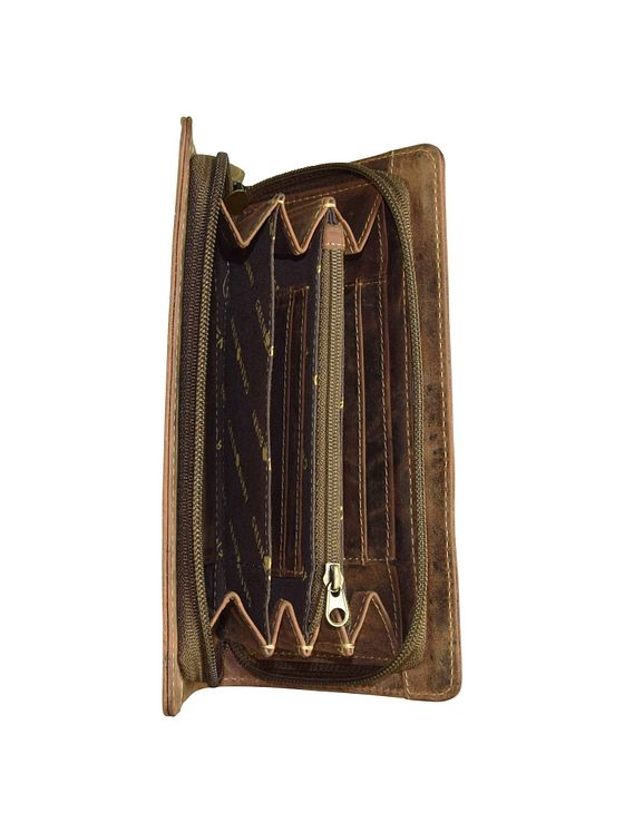 Greenburry Vintage pung i læder 18 cm