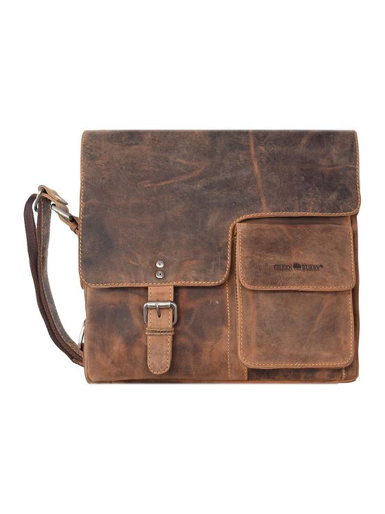 Greenburry Vintage Revival Vol. 1 skuldertaske i læder 32 cm