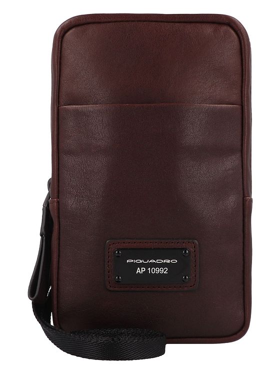 Piquadro Harper mobiltelefontaske i læder 12 cm