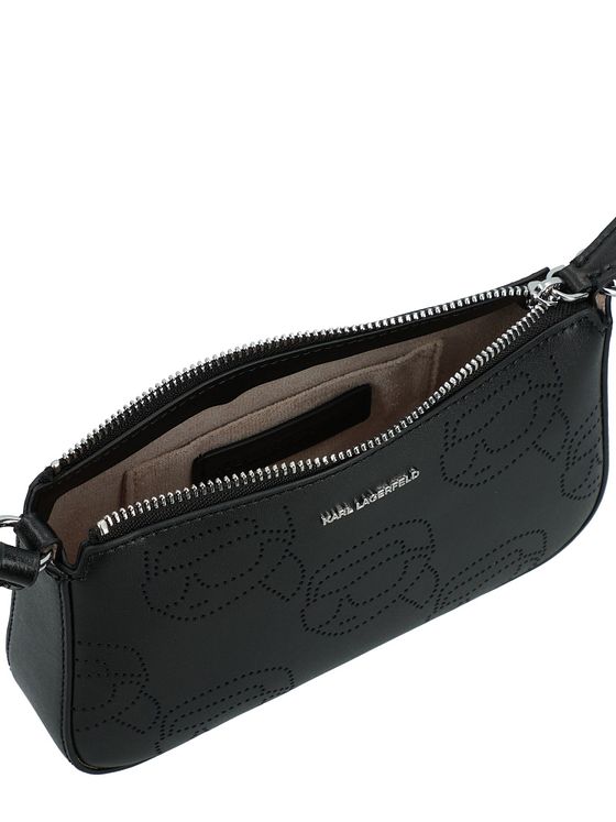 Karl Lagerfeld Ikon Skuldertaske Læder 21 cm