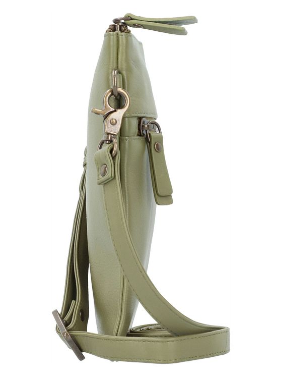 Esquire Peru-skuldertaske i læder 17 cm