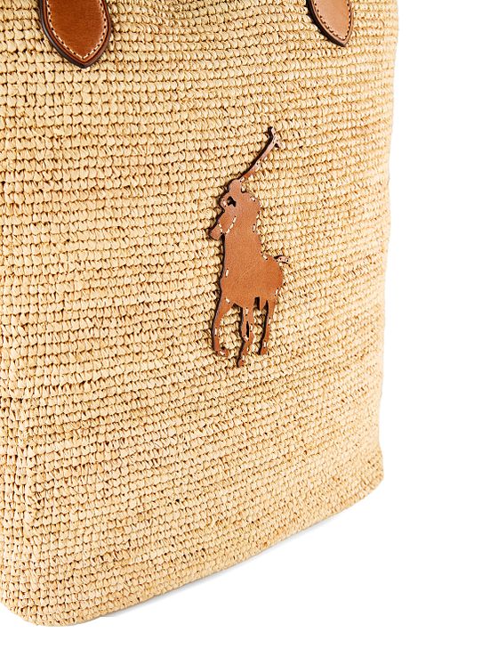 POLO RALPH LAUREN Raffia Shopper-taske 46 cm