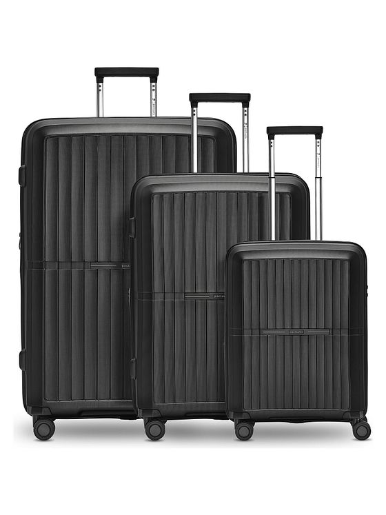 Pactastic Collection 01 4-hjulet kuffertsæt, 3 dele, med stretchfold Pactastic Collection 01 4-hjulet kuffertsæt, 3 dele, med stretchfold