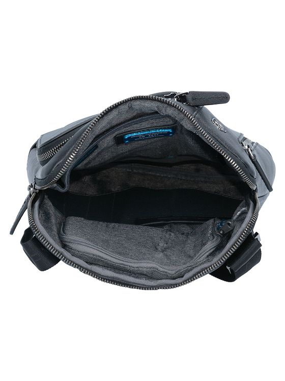 Piquadro Black Square Bolsa de hombro Piel natural 23 cm Piquadro Black Square Bolsa de hombro Piel natural 23 cm