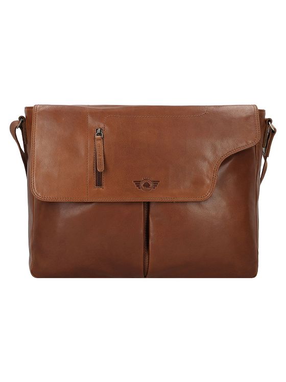 Greenburry Vintage Dokumenttaske Messenger Læder 40 cm Laptoprum
