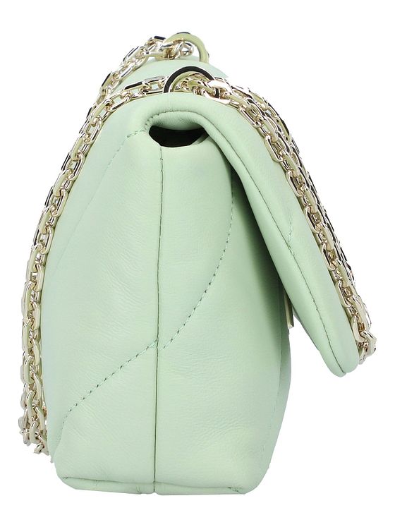 Patrizia Pepe Fly Polstret skuldertaske i læder 25 cm